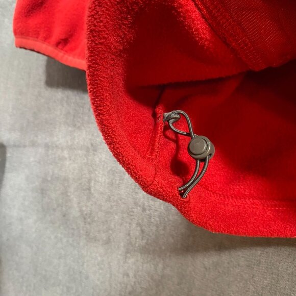 Columbia Red Full-Zip Fleece Jacket SZ XXL Mens Lightweight Warm Adjustable Hem - Picture 3 of 13